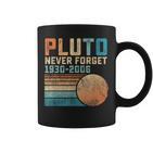 Pluto Never Forget 1930-2006 Vintage Tassen, Retro Design