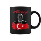 Recep Tayyip Erdogan Türkiye Flag Tassen