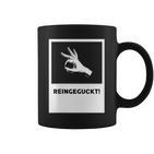 Reingeguckt Hand Finger Circle Tassen