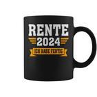 Rente 2024 Ich Habe Fertig Rentner Black Tassen