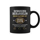 Schonend Behandeln Oldtimer Year Of Manufacture 1978 Born Birthday Tassen