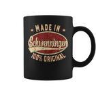 Schwenningen Retro Logo Schwenningen Black S Tassen