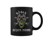 Skull Evil Old Man Biker Skull Tassen