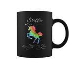 Stella Magic Einhorn Tassen - Mystisches Pferd mit Regenbogenspritzern