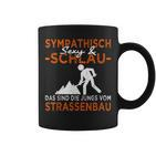 Sympathic And Schlau Strassenbau & Street Keeper Black S Tassen