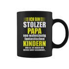 Vater Stolzer Papaatertag Spruch Sprüche Geschenkidee Tassen