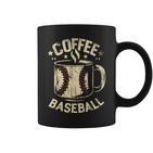 Wochenenden Kaffee Baseball Retro Baseball Mama Papa Tassen