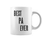 Best Pa Ever  Cute Adults Papa Dad Grandpa Raglan Tassen