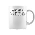 Dad Life Lustiges Herren Tassen mit Vater-Sprüchen