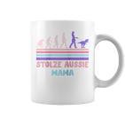 Hundemama Stolze Aussie Mama Australian Shepherd Besitzerin Raglan Tassen