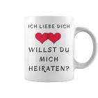 Ich Liebe Dich Willst Du Mich Marrieat Tassen