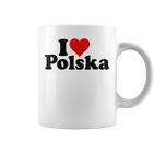 I Love Heart Polska Poland Tassen