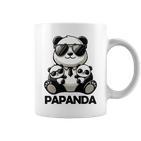 Lustige Geschenkeidee Papa Dadatertagater Panda Papanda Tassen