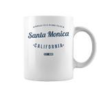 Santa Monica Kalifornienintage-Souvenir Ca Santa Monica Tassen