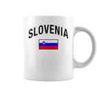 Slovenia Flag Slovenia Proud Slovenia Gray Tassen