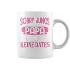 Sorry Jungs Papa Sagt Keine Dates Geschenkater Für Tochter Raglan Tassen