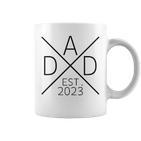 Werdender Papa Est 2023 Dad 2023 Stolzer Papa 2023 Tassen