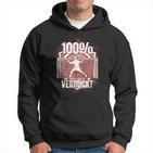 100 Verrückt Saying Handball Goalkeeper Hoodie