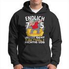 75Th Birthday Man Ich Bin Jetzt 75Th Birthday Grandpa Hoodie