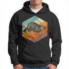 Badger Retro Badger Vintage Badger Hoodie