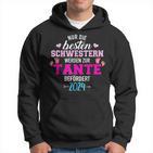 Beste Schwestern Werden Zur Tante Befördert 2024 Hoodie