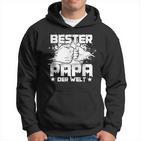 Bester Papa Der Welt Fist Greeting Kapuzenpullover