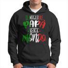 Bester Papa Der Welt Italian Italian Slogan Kapuzenpullover