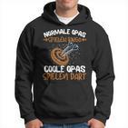 Cool Grandpa Play Dart Darts Rentner Dart Slogan Hoodie