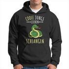 Coole Jungs Lieben Schlangen Geschenk Hoodie