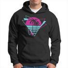 Cooler Synthie 80Er Synthwave Sonnenuntergang Retro- Hoodie