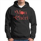 Cute Cherry Mon Cheri France Slogan Travel Hoodie