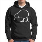 Cute Kiwi On Chest New Zealand Kiwi Bird New Zealand Hoodie