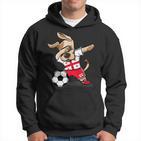 Dabbing Dog Georgia Football Georgian Flag Football Kapuzenpullover