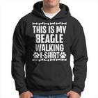 Das Ist Mein Beagle Walking Hoodie