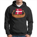 Denmark Flag Danish Pride Danmarkiking History Nordic Kapuzenpullover