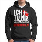 Denmark Flag Ich Tu Nix Ich Will Only After Bornholm S Hoodie