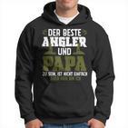 Der Beste Angler Und Papaateratertag Geschenk Herren Kapuzenpullover