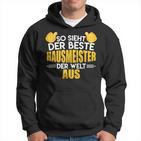 Der Beste Hausmeister Der Welt The Best Caret Hoodie