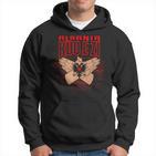 Double Eagle Hand Sign Kuq E Zi Albania Hoodie