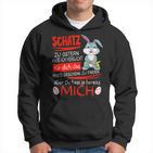 Easter Bunny Schatz Ich Habeersucht Partner Rabbit Man & Frau Hoodie