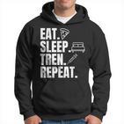 Essen Sleeep Tren Repeat Gym Trenbolon Kapuzenpullover