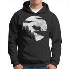 Farmers Pig Full Moon Piglet Pig Hoodie