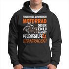 Finger Weg Von Mein Motorrad Motorcycle Rider & Biker S Hoodie