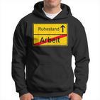 Pensioner Place Sign Retirement After Arbeit Hoodie