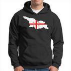 Georgia Flag In Georgia Outline Georgia Hoodie