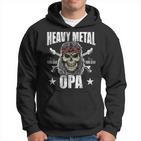 Heavy Metal Grandpa Grossvater Bester Metal Grandpa Hoodie