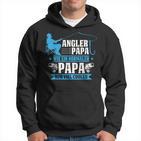 Herren Cooler Angler Papaater Fischen Angelnatertag Spruch Kapuzenpullover