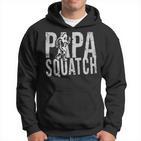 Herren Papa Sasquatch Bigfoot Papa Squatch Lustigeratertag Kapuzenpullover