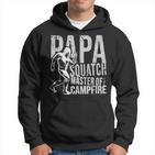 Herren Sasquatch Papa Squatch Camping Bigfoot Für Papaatertag Kapuzenpullover