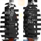 Heul Nicht Hol Den Ball Tennis Player Hoodie